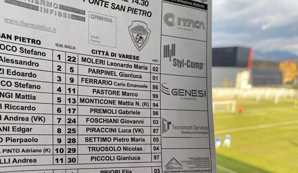 IN DIRETTA. Ponte San Pietro-Varese 0-0. Biancorossi decimati sul fondo in attesa della rivoluzione. Parecchi tifosi sono rimasti a casa