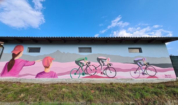 La pianura pinerolese si colora con un museo di murales a cielo aperto