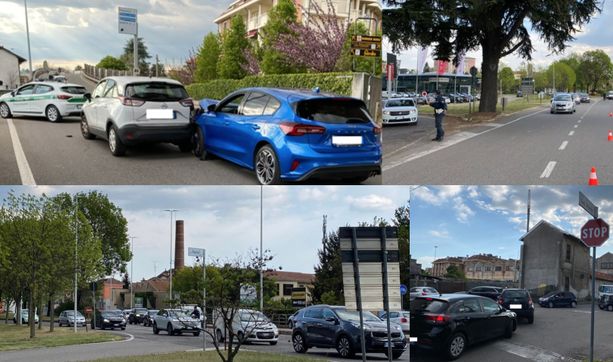 FOTO. Incidente ai Cinque Ponti, traffico in tilt