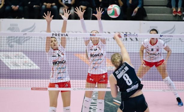 Volley femminile A1: Bosca S.Bernardo Cuneo sconfitta 3-1 a Chieri