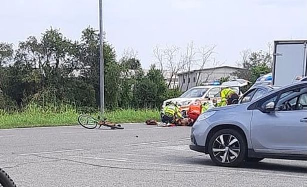 Lonate Pozzolo, grave un ciclista investito sulla Provinciale 40