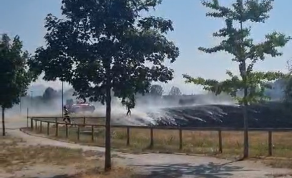 Incendi, bollettino ancora moderato ma la Granda fa i conti con una giornata di interventi [VIDEO]