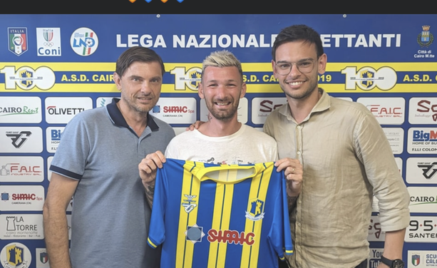 Calciomercato, Cairese. Ora è ufficiale, anche Davide Sancinito è gialloblu Calciomercato, Cairese. Ora è ufficiale, anche Davide Sancinito è gialloblu