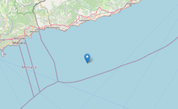 Terremoto in mare, scossa avvertita in provincia di Imperia Terremoto in mare, scossa avvertita in provincia di Imperia