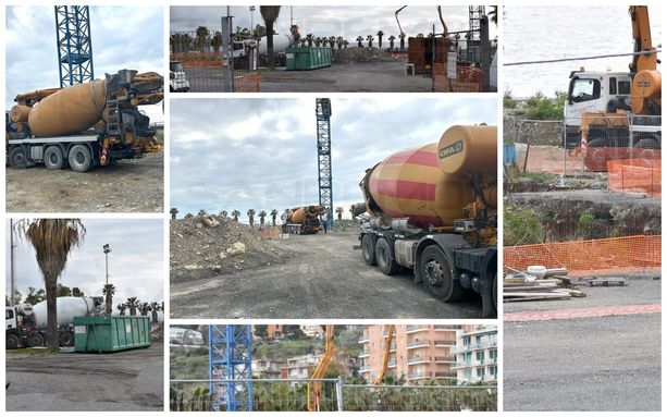Sanremo: dopo l'empasse dei mesi scorsi sono ripresi a pieno regime i lavori al Palazzetto dello Sport di Pian di Poma (Foto)