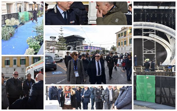 Festival di Sanremo 2024: sopralluogo del Prefetto in centro con le forze dell'ordine, parola d'ordine sicurezza (Foto) Festival di Sanremo 2024: sopralluogo del Prefetto in centro con le forze dell'ordine, parola d'ordine sicurezza (Foto)