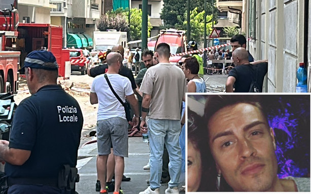 Ore di ansia, poi la certezza: Jacopo è morto sotto le macerie in via Nizza Ore di ansia, poi la certezza: Jacopo è morto sotto le macerie in via Nizza