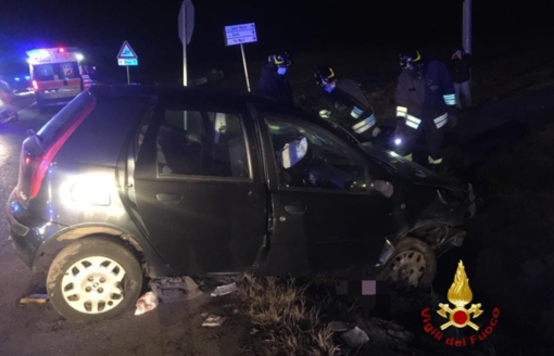 Grave incidente sulla provinciale 11: due bambine portate a Torino in elisoccorso Grave incidente sulla provinciale 11: due bambine portate a Torino in elisoccorso