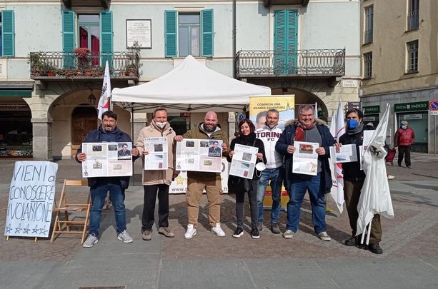 Il Movimento Cinque Stelle di Pinerolo dice la sua con il ‘Volantone’ Il Movimento Cinque Stelle di Pinerolo dice la sua con il ‘Volantone’