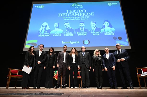 Teatro dei Campioni, la grande festa per Liguria 2025 - Regione Europea dello Sport