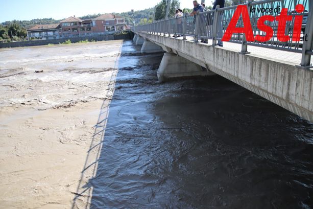 Ondata di maltempo, atteso a breve il passaggio ad Asti della piena del Tanaro