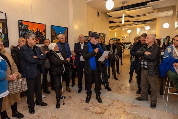Mentone, inaugurata alla Biblioteca Comunale L'Odyssée la mostra  &quot;Brel, Piaf, Hallyday, Mes Etoiles de Vie&quot;