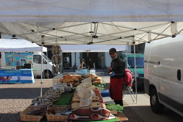 I fieristi occupano piazza Vittorio: “Non lavoriamo da 14 mesi, da domenica torniamo a esporre” (FOTO e VIDEO)