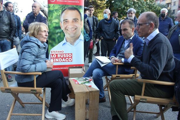 Letta a Torino per Lo Russo: &quot;Sono fiducioso, Stefano è il sindaco del futuro&quot; (FOTO e VIDEO)