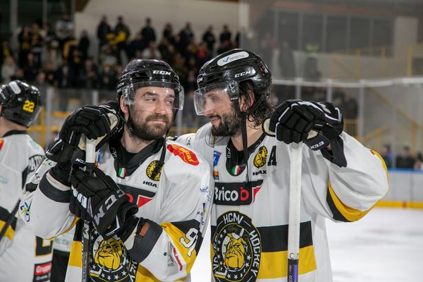 GARA 3 È GIALLONERA: 5-2! Un metro alla volta, goccia dopo goccia, i Mastini arriveranno a Roma: sabato tutti a Pergine per prenderci la finale
