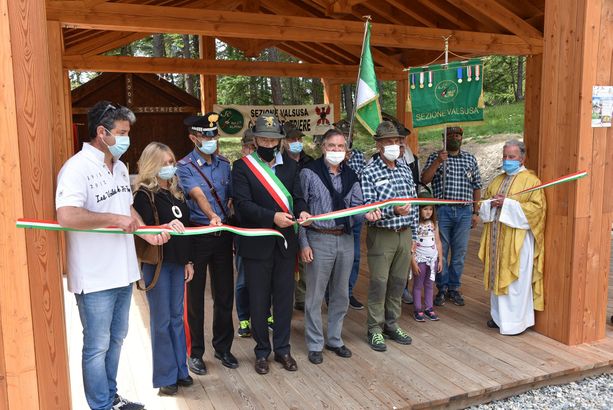 Una nuova struttura per gli Alpini di Sestriere in località Monterotta