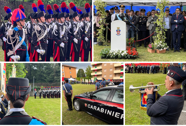 FOTO. I carabinieri celebrano la fondazione dell'Arma. Il comandante provinciale: «La sicurezza dei cittadini prima di tutto» FOTO. I carabinieri celebrano la fondazione dell'Arma. Il comandante provinciale: «La sicurezza dei cittadini prima di tutto»