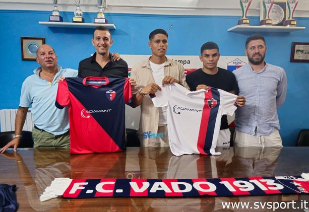 Calcio, Vado. Presentati Valagussa, Fatnassi e Costantino: la conferenza stampa dal "Ferruccio Chittolina" (VIDEO) Calcio, Vado. Presentati Valagussa, Fatnassi e Costantino: la conferenza stampa dal "Ferruccio Chittolina" (VIDEO)
