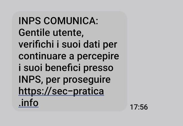 Nuova truffa in agguato sui telefonini: il falso sms dell'Inps Nuova truffa in agguato sui telefonini: il falso sms dell'Inps