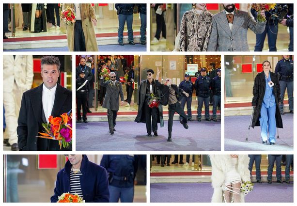 Sanremo: un 'carpet' sempre più breve e gente ammassata in pochi metri mentre la passerella potrebbe arrivare sul palco, perchè? Sanremo: un 'carpet' sempre più breve e gente ammassata in pochi metri mentre la passerella potrebbe arrivare sul palco, perchè?