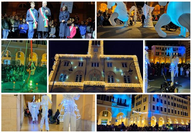 Imperia si illumina, si accendono le luci di Natale. Scajola: "E a Capodanno grande festa in via Cascione" (Foto e Video) Imperia si illumina, si accendono le luci di Natale. Scajola: "E a Capodanno grande festa in via Cascione" (Foto e Video)
