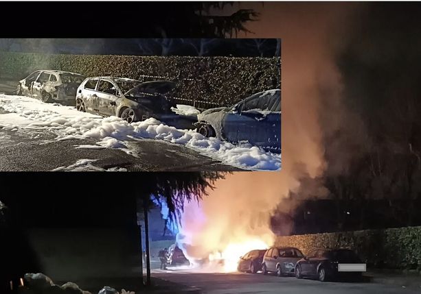 Auto distrutte dal fuoco anche a Legnano: il piromane di Busto fa il bis?