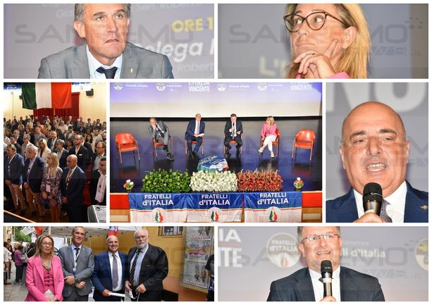 Sanremo: Fratelli d'Italia sul primo anno del Governo Meloni, Berrino &quot;Abbiamo riportato il dibattito politico&quot; (Foto e Video)