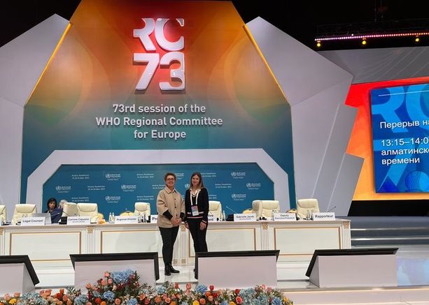 Delegazione del Principato di Monaco in Kazakistan per la 73ª sessione del Comitato regionale dell'OMS Delegazione del Principato di Monaco in Kazakistan per la 73ª sessione del Comitato regionale dell'OMS