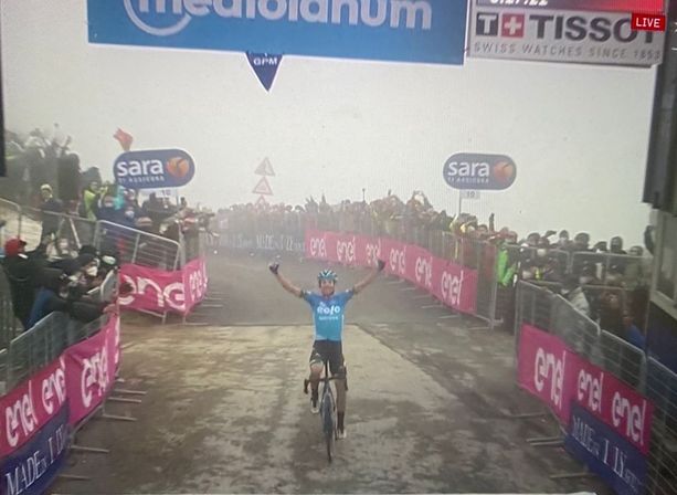 Fortunato come Basso: abbatte da eroe il "mostro" Zoncolan ma il semieroe si chiama Alessandro Covi Fortunato come Basso: abbatte da eroe il "mostro" Zoncolan ma il semieroe si chiama Alessandro Covi