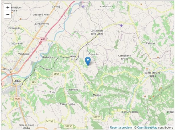 Lievi scosse di terremoto tra l'Astigiano e l'Albese Lievi scosse di terremoto tra l'Astigiano e l'Albese