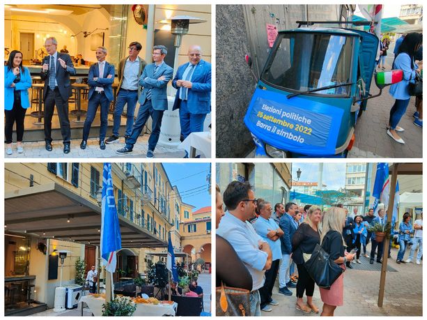 Aperitivo a Imperia per Fratelli d’Italia. Matteo Rosso: “L’assessorato al Turismo rimarrà in provincia? Vedremo, in ballo c’è anche la Sanità” (foto e video)