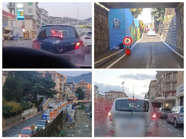 ‘Tutto il traffico minuto per minuto’, il video di un automobilista rimasto imbottigliato: “Imperia ormai è sinonimo di caos” (video)