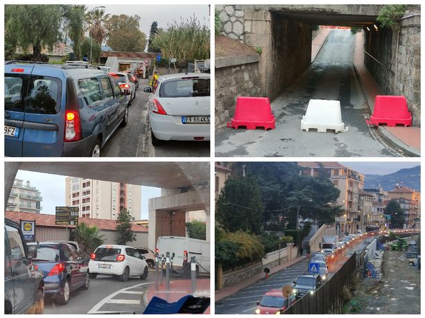 Imperia: lavori ciclabile, incubo viabilità. Cittadini e commercianti di via Trento esasperati: "Eliminati i parcheggi, il comune ha violato gli accordi" (foto e video)