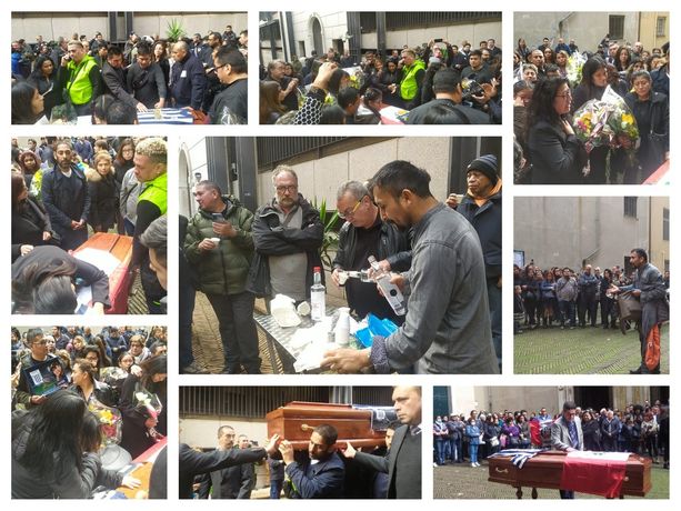 Al funerale di Javier Miranda famiglia e amici brindano in suo onore: "Una tradizione che non deve morire" (Foto e Video) Al funerale di Javier Miranda famiglia e amici brindano in suo onore: "Una tradizione che non deve morire" (Foto e Video)