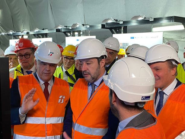 Terzo Valico, "Primo treno entro il 2025", Salini e Salvini: "E' il ponte di Messina del Nord" Terzo Valico, "Primo treno entro il 2025", Salini e Salvini: "E' il ponte di Messina del Nord"