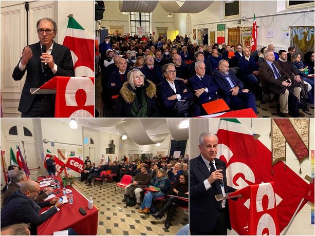 CGIL provinciale a congresso: Calà “Imperia è il Sud del Nord”, Scajola “Un’esagerazione, incontriamoci per costruire” (foto e video) CGIL provinciale a congresso: Calà “Imperia è il Sud del Nord”, Scajola “Un’esagerazione, incontriamoci per costruire” (foto e video)