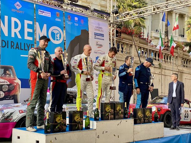 Magica cinquina di Lucio Da Zanche al 38° Rally Sanremo Storico (foto e video)