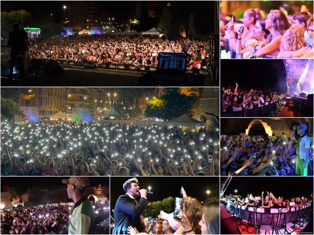 Sanremo non è una ‘città per vecchi’: in tre giorni oltre 4 mila ragazzi a Pian di Nave per i concerti di The Kolors, Aka7Even e ‘serenata trap’ (Foto)