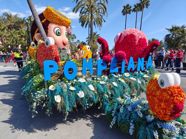 Corso Fiorito 2024: il carro di Pompeiana si aggiudica il primo premio del 'Sanremo IN fiore &amp; Outdoor' (foto)