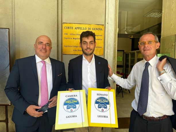 Elezioni 2022, ecco gli otto candidati di Fratelli d'Italia in Liguria