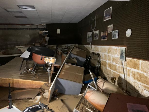 Alluvione a Cairo, allagata la sede della banda "Giacomo Puccini": "Strumenti danneggiati e archivio musicale distrutto" (FOTO)