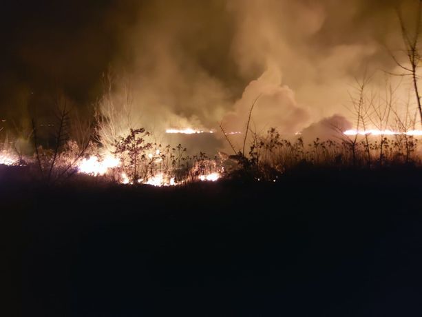 Bene Vagienna, importante fronte di incendio domato in serata in frazione Buretto Bene Vagienna, importante fronte di incendio domato in serata in frazione Buretto