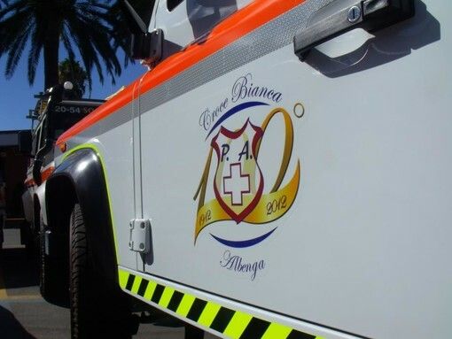 Incidente stradale ad Alassio: 19enne cuneese in codice rosso
