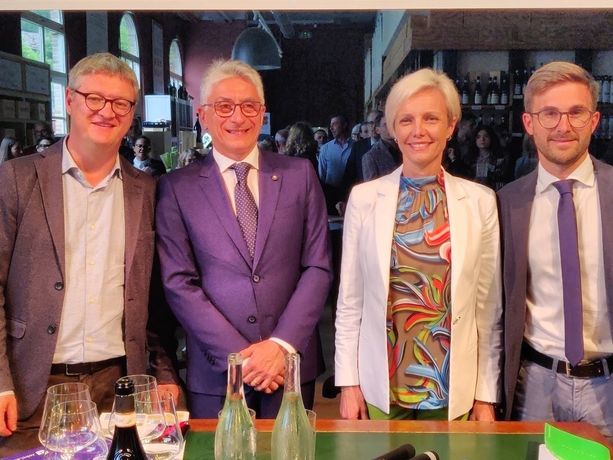 I candidati a sindaco albesi a confronto nel teatro della  Fondazione Mirafiore [FOTO]