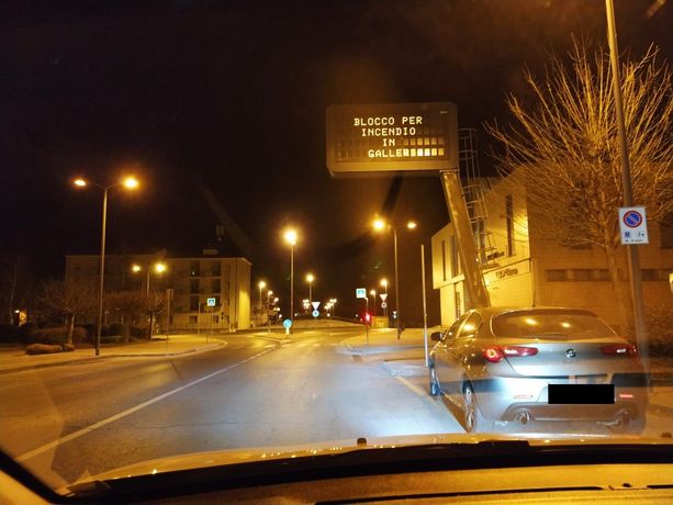 Cuneo, incendio nella galleria Est-Ovest? Ma è solo un (falso) allarme