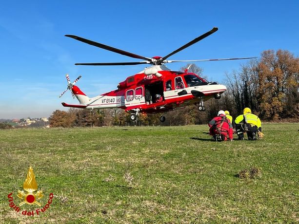 Escursionisti in difficoltà al lago di Pontechianale: recuperati dall’elicottero dei Vigili del Fuoco