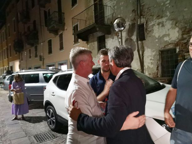 Elezioni Savigliano, Zampedri abbraccia Portera: "Pronti a collaborare per il buon governo della città"