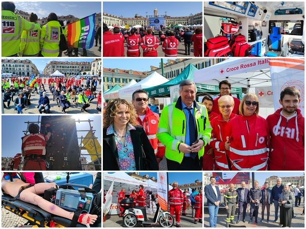 In piazza Galimberti a Cuneo grande Festa del 118 [FOTO E VIDEO]