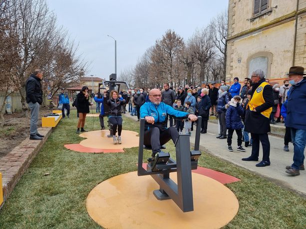 A Vigone si può fare ginnastica lungo la pista ciclabile [FOTO]