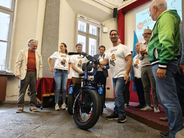 Ottocento chilometri in triciclo da Torino a Roma per l'inclusione delle persone con disabilità Ottocento chilometri in triciclo da Torino a Roma per l'inclusione delle persone con disabilità